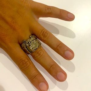 Harley Davidson Sterling Silver Crest Ring